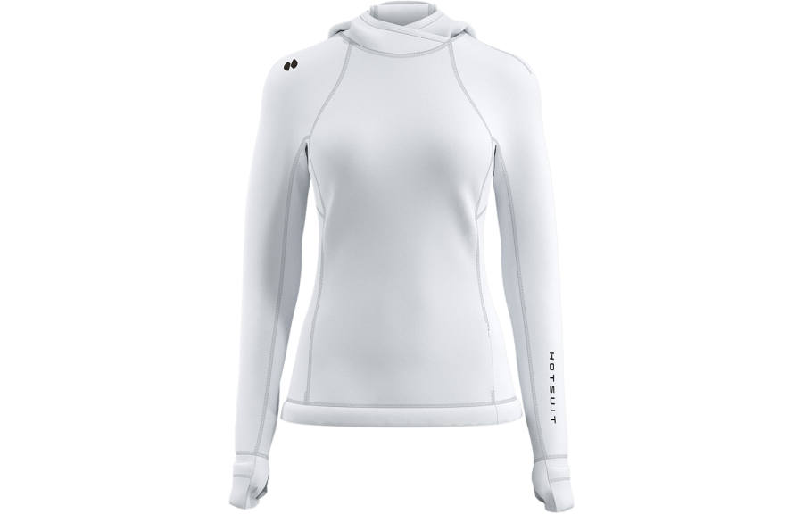 HOTSUIT Fleece Tops Women's Hooded Thin Regular