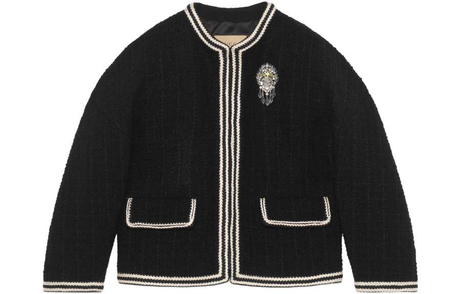 GUCCI GUCCI Interlocking G Tweed Jacket