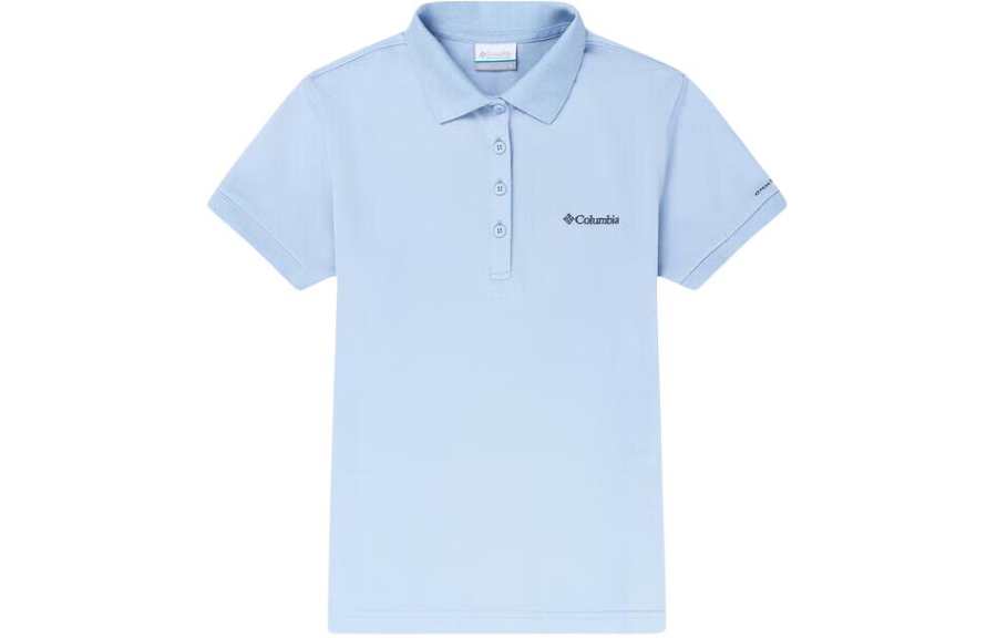 Columbia Polo Shirt Women's Light Blue