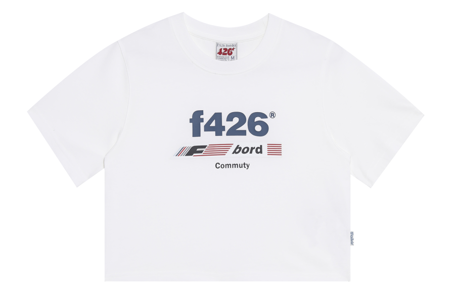 F426 T Shirts Women's Crew Neck Moderate Straight Fit