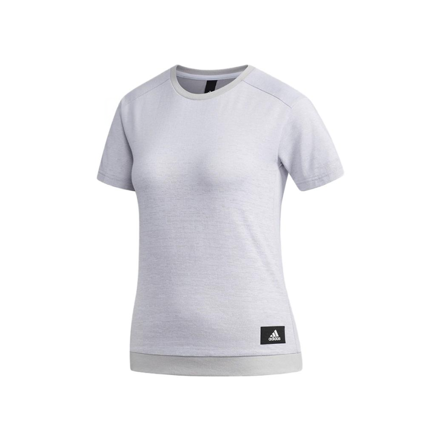 Adidas Adidas T Shirts Women's White Crew Neck Moderate Straight Fit