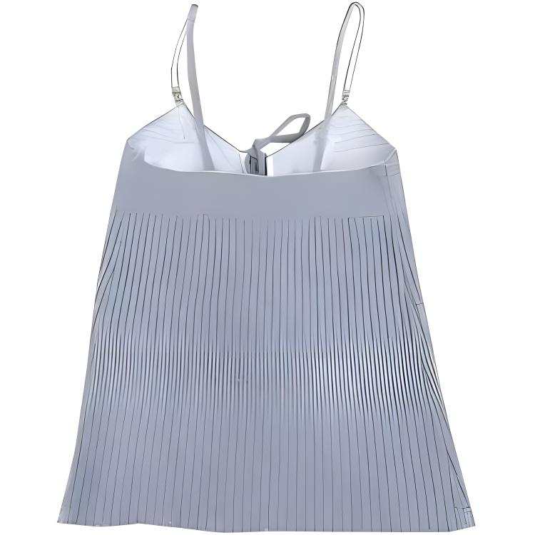 CHANEL Camisole Women's Silver Gray