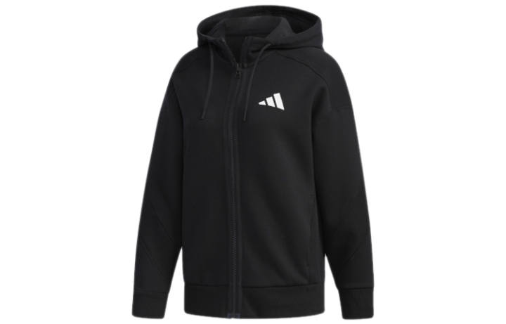 Adidas Adidas Jackets Women's Black Hooded Moderate Instructor