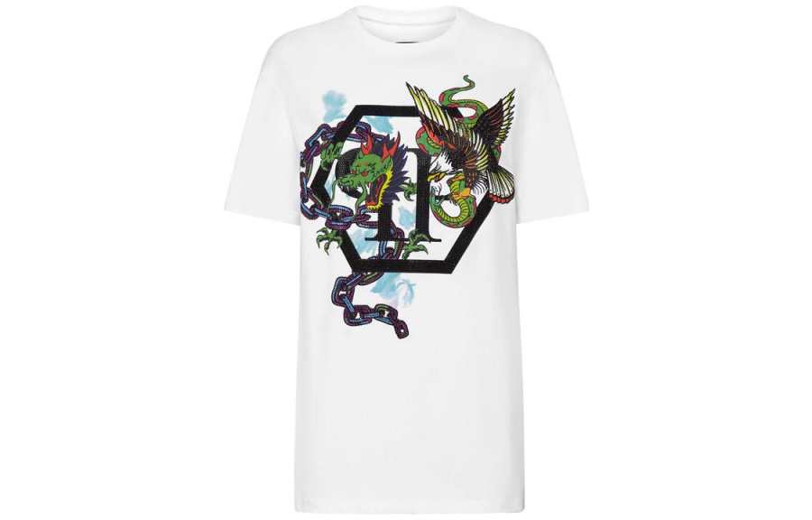 Philipp Plein graphic-print short-sleeve T-shirt