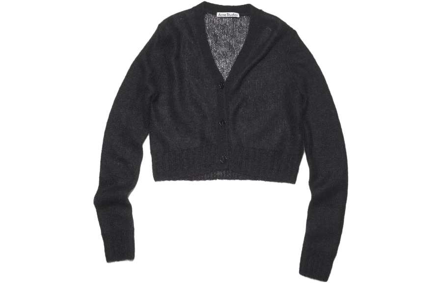 Acne Studios Acne Studios Cropped Cardigan Black
