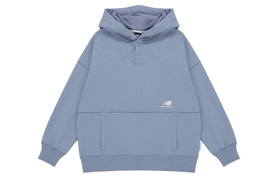 New Balance New Balance Sweatshirts Women's Gray Hooded Moderate Regular
