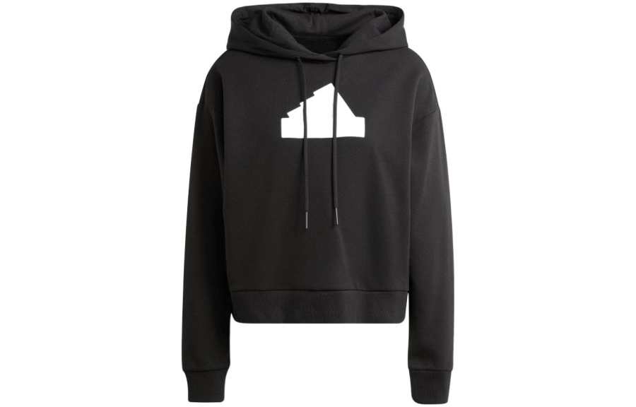 Adidas Adidas Sweatshirts Women's Black Hooded Moderate Regular