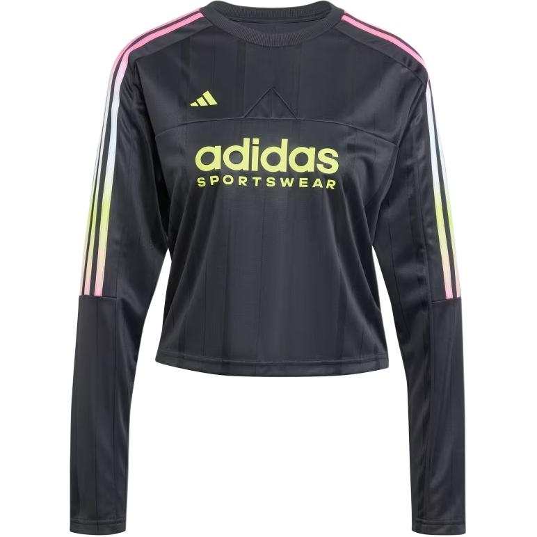 Adidas Adidas T Shirts Women's Black Crew Neck Moderate Straight Fit