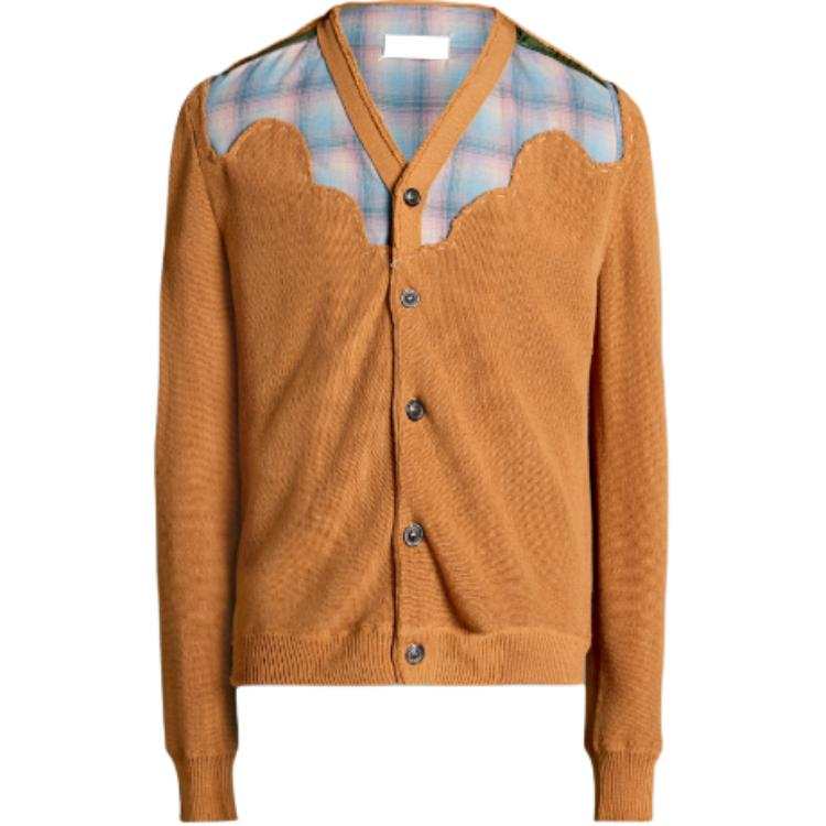 Maison Margiela Pendleton Wool Cardigan