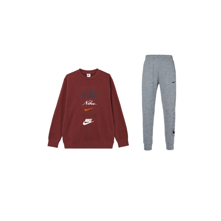 Nike Nike Sweatshirt Sets Men's Crew Neck Thickened