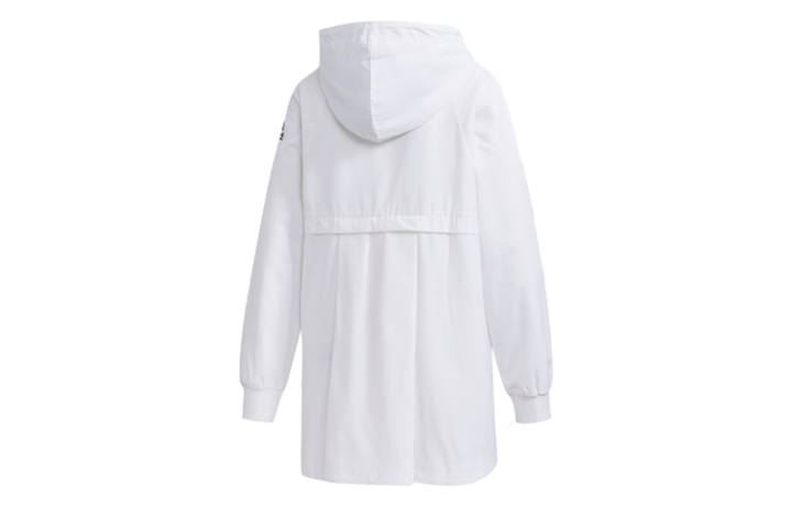 Adidas Adidas Jackets Women's White Hooded Moderate Other