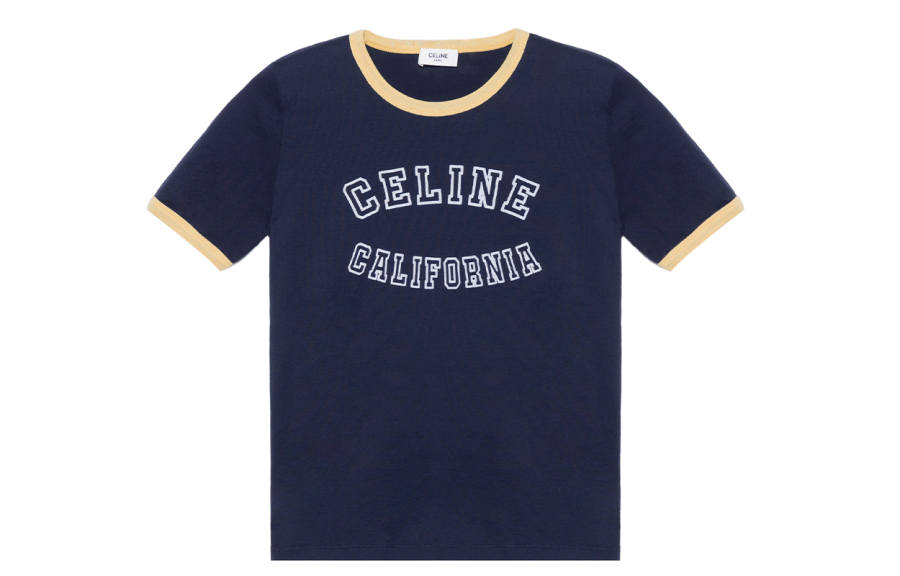 CELINE CELINE T Shirt Women's Navy Blue