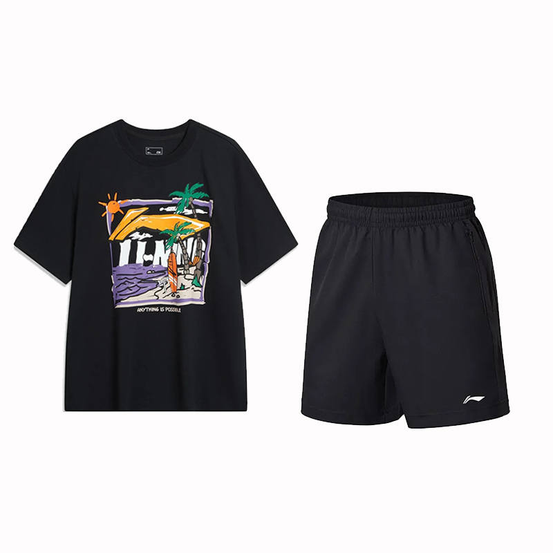 Li-Ning Li Ning Casual Sportswear Men's Black