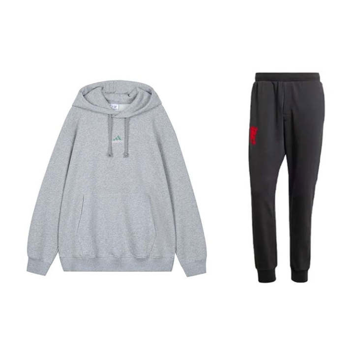 Adidas Adidas Sweatshirt Sets Men's Hooded Moderate