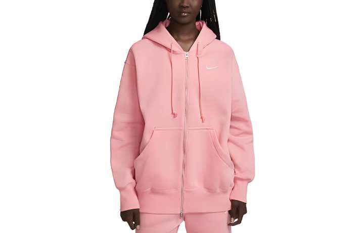 Nike Nike Sweatshirts Women's Coral Chalk Hooded Moderate Cardigan