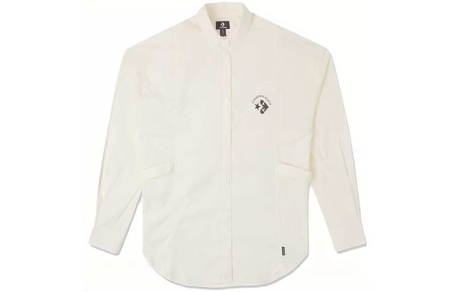 Converse Shirt Egret Shirt Women's Ivory White