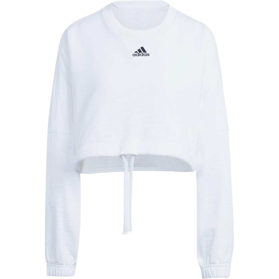 Adidas Adidas Sweatshirts Women's White Crew Neck Moderate Other