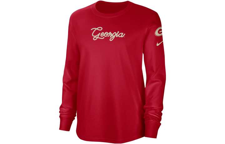 Nike Nike Georgia Women's Nike College Crew Neck Long Sleeve Top