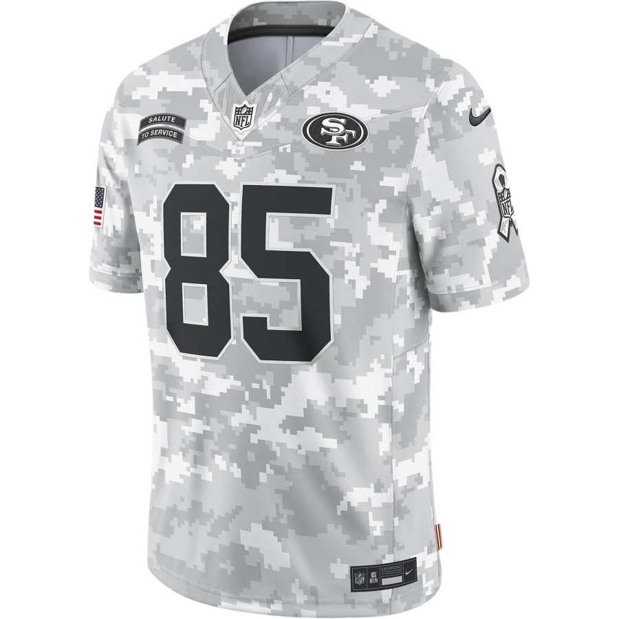 Nike Nike George Kittle San Francisco 49ers Salute To Service Men's Nike Dri FIT Nfl Limited Jersey