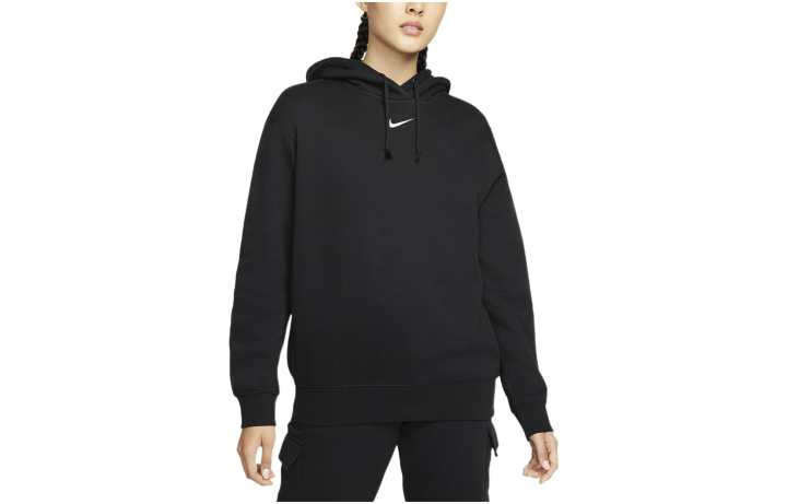 Nike Nike Sweatshirts Women's Black Hooded Moderate Regular