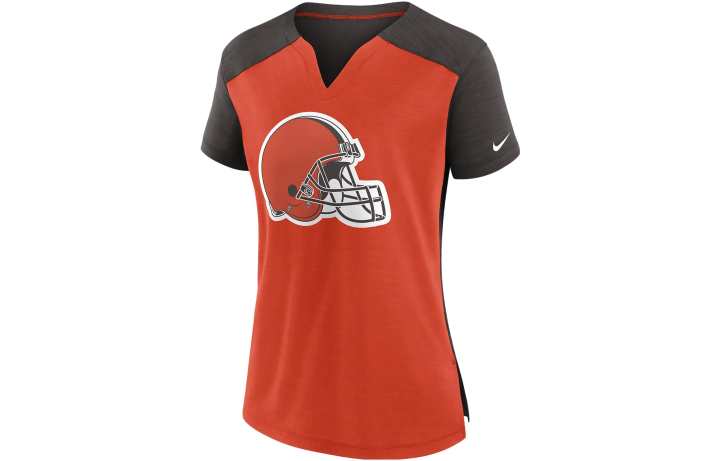 Nike Nike T Shirts Women's Red V Neck Moderate Other