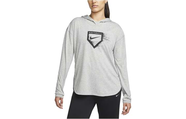 Nike Nike Sweatshirts Women's Gray Hooded Moderate Regular