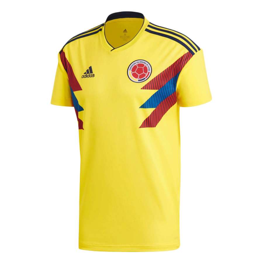 Adidas Adidas Colombia National Team Soccer Jersey Fan Edition Men's Yellow/Blue