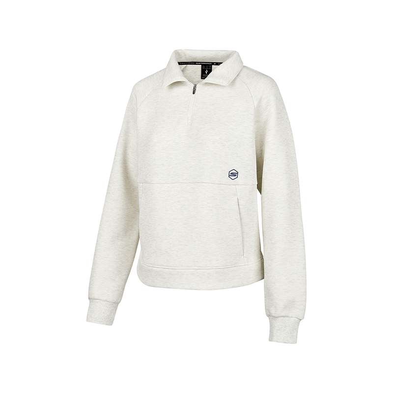 Skechers GOKNIT Sweatshirt Women's Beige Apricot