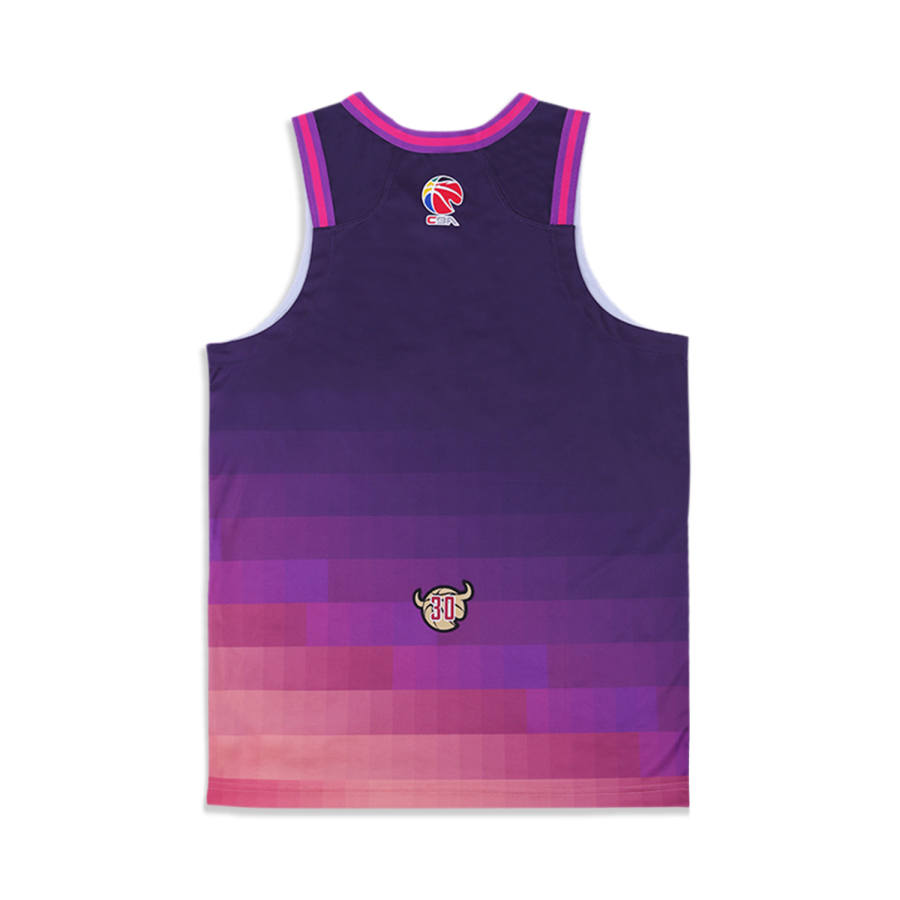 Li-Ning Li Ning CBA Collection Basketball Jersey Men's Amaranth Purple