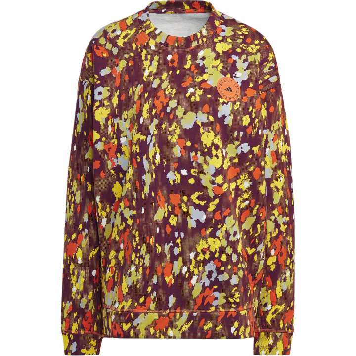 Adidas Adidas Sweatshirts Women's Orange Crew Neck Moderate Regular