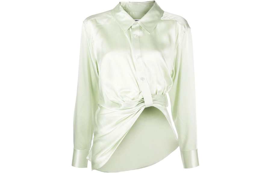 Alexander Wang Shirts Women's Light Green Lapel Moderate Other