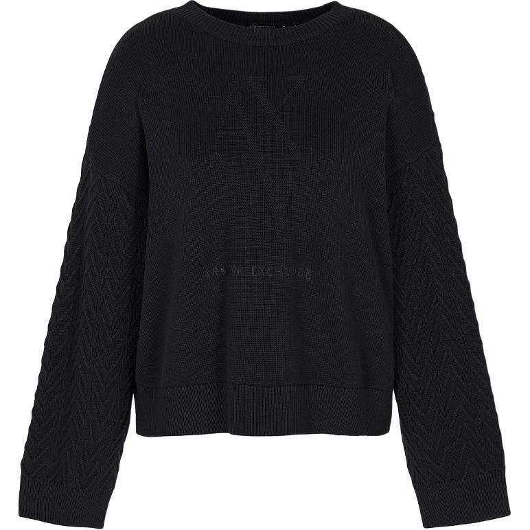ARMANI EXCHANGE ARMANI EXCHANGEAE SS24 Knitwear Women's Black