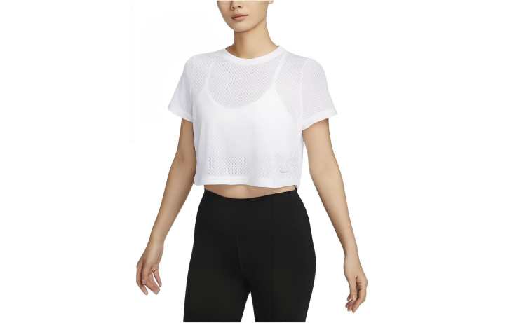 Nike Nike One Classic Breathable Women's Dri-FIT Short-Sleeve Top White