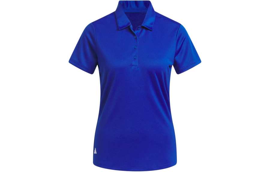 Adidas Adidas Solid Performance Short Sleeve Polo Shirt Polo Shirt Women's Royal Blue