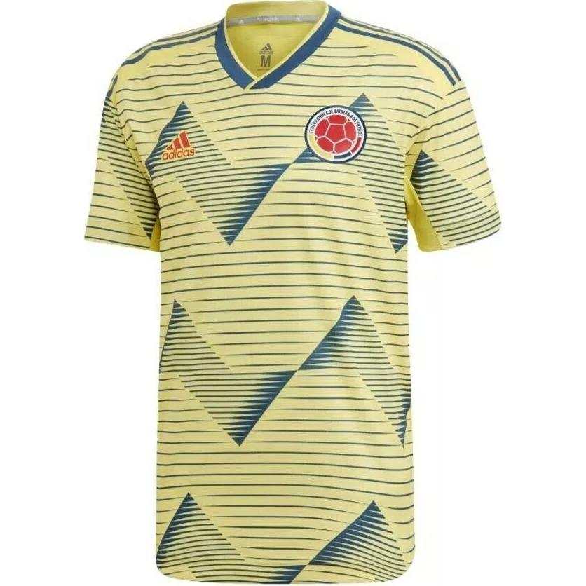 Adidas Adidas Colombia National Team Soccer Jersey Men's Light Yellow