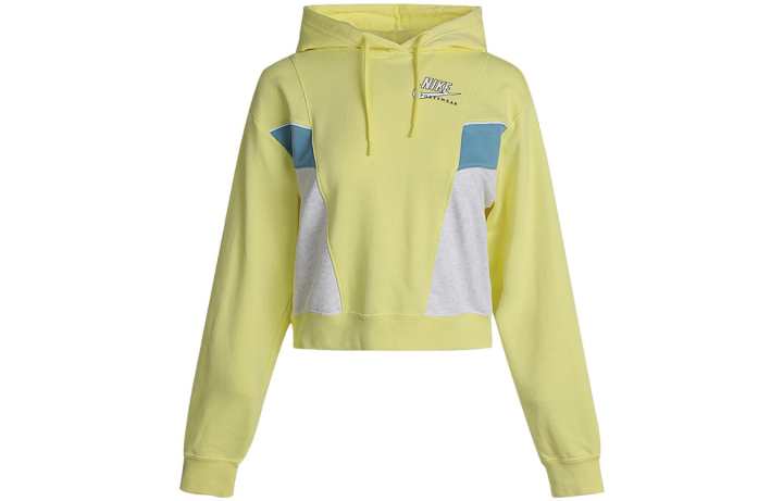 Nike Nike Sweatshirts Women's Yellow Hooded Moderate Regular