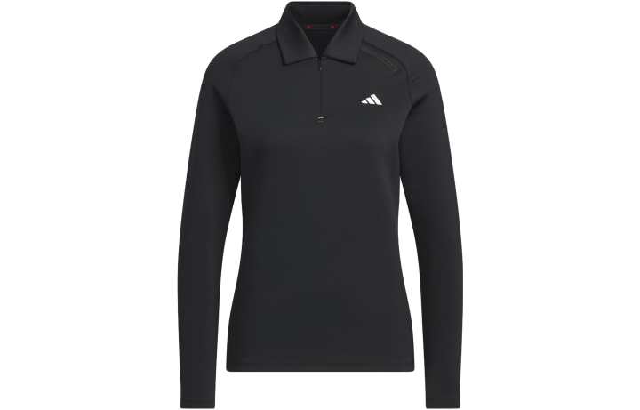 Adidas Adidas Cold.Rdy Polo Shirts Women's Black Polo Collar Thickened Straight Fit
