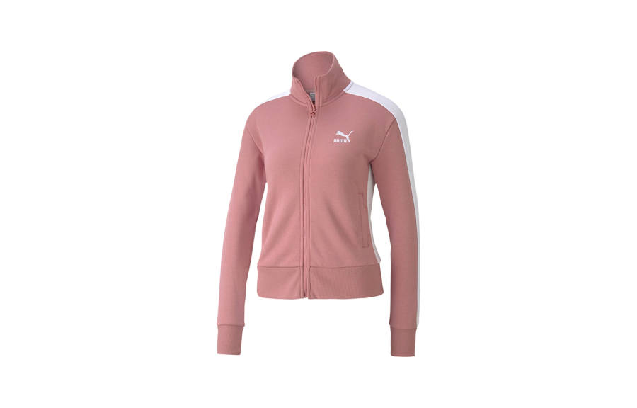 PUMA Jackets Women's Pink Stand Collar Moderate