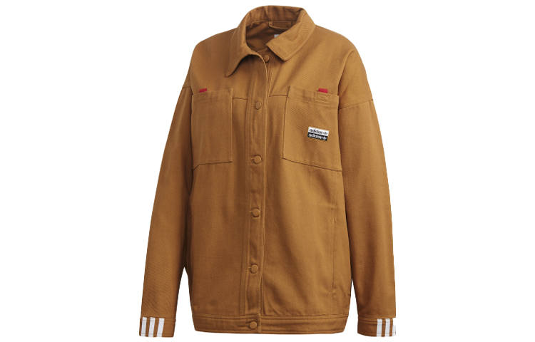 Adidas Originals Clothing Jacket Women's Wheat Brown