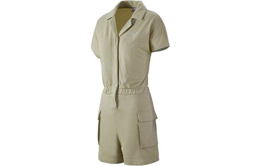 PUMA Jumpsuit Women's Moss Green