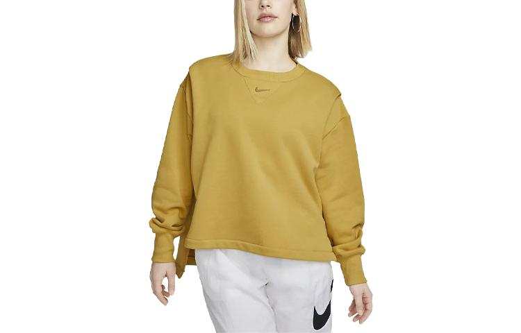 Nike Nike Sweatshirts Women's Gold Crew Neck Moderate Regular