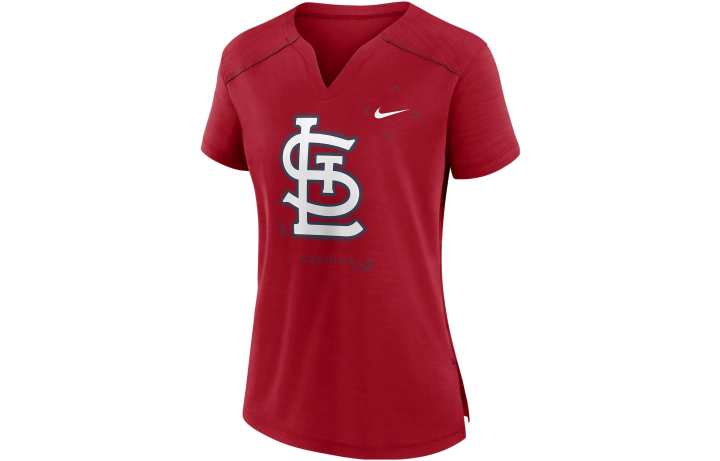 Nike Nike T Shirts Women's Red V Neck Moderate Other