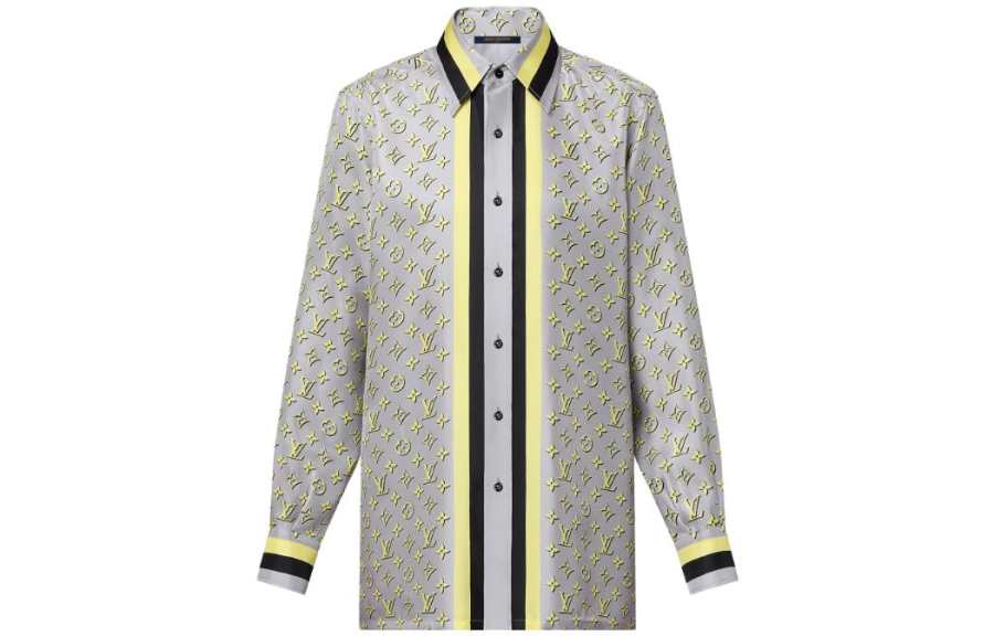 LOUIS VUITTON 3D MONOGRAM Shirt Women's Gray
