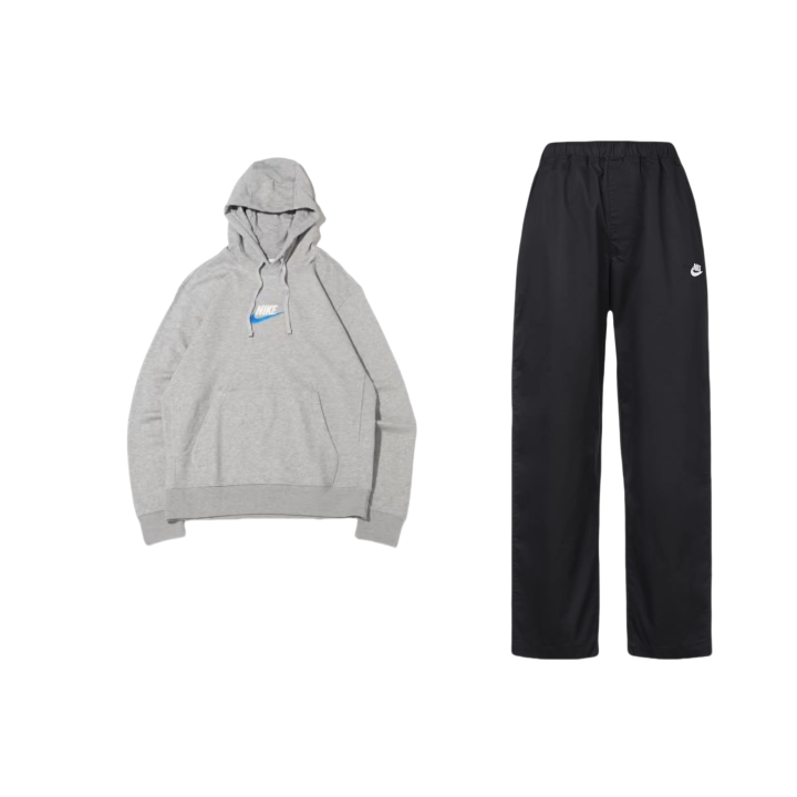 Nike Nike Sweatshirt Sets Unisex Hooded Moderate