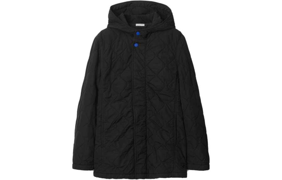 Burberry Diamond-quilted Hooded Jackdet