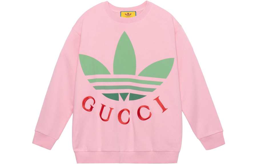 GUCCI x Adidas Originals SS23 Sweatshirt Women's Pink