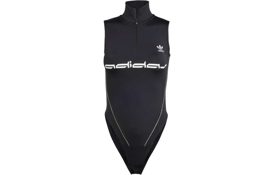 Adidas Originals Sleeveless Bodysuit Jumpsuit Women's Black
