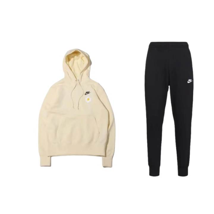 Nike Nike Casual Sportswear Men's Beige Yellow/Black Hooded Moderate