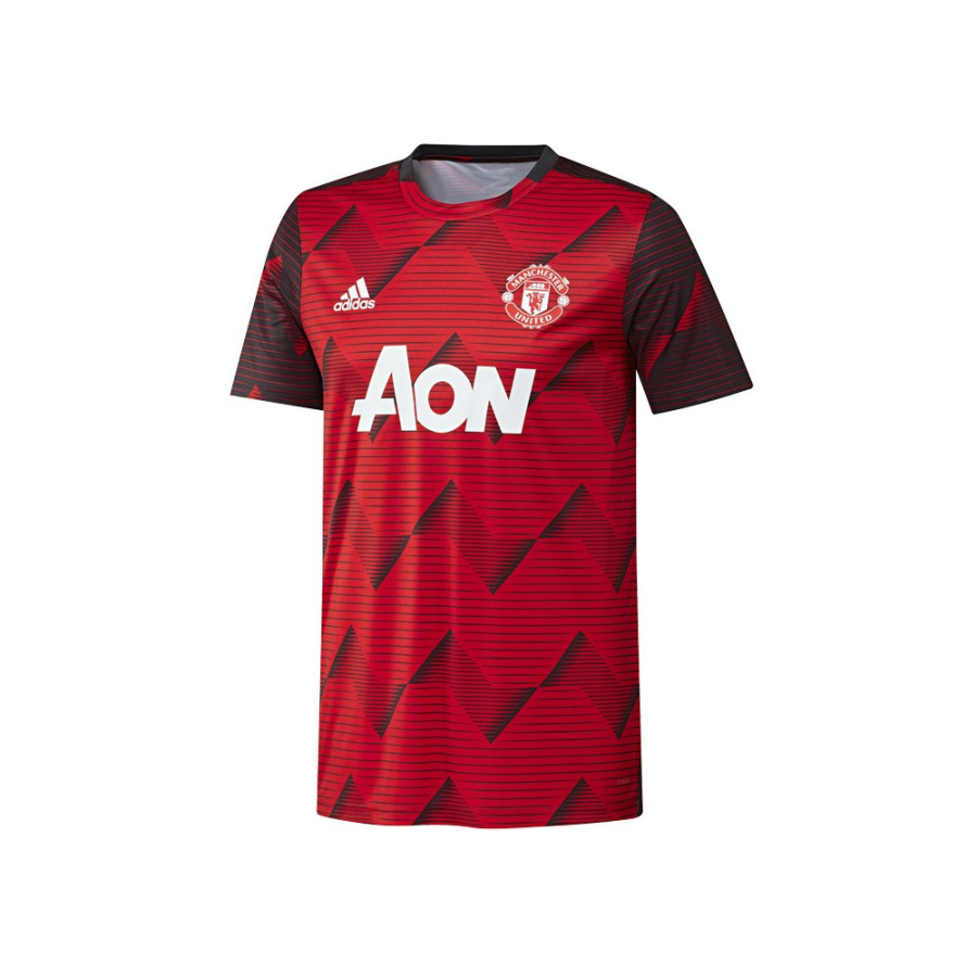 Adidas Adidas Manchester United Soccer Jersey Men's Red Gold