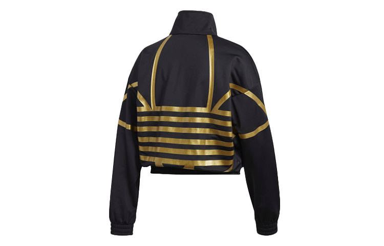 Adidas Originals Jackets Women's Black Stand Collar Moderate Other